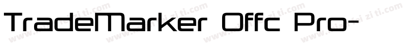 TradeMarker Offc Pro字体转换
